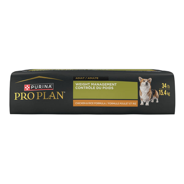 Purina Pro Plan Weight Management Chicken & Rice Adult Dry Dog Food