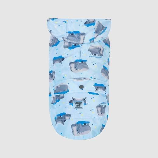 Canada Pooch Pick Me Poncho Dog Raincoat, Hippo