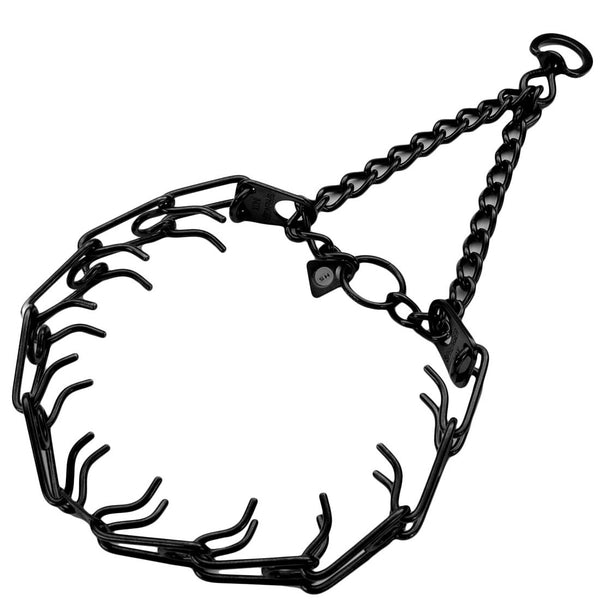 Herm Sprenger Collier d'entraînement à pointes Ultra-Plus en acier inoxydable, noir