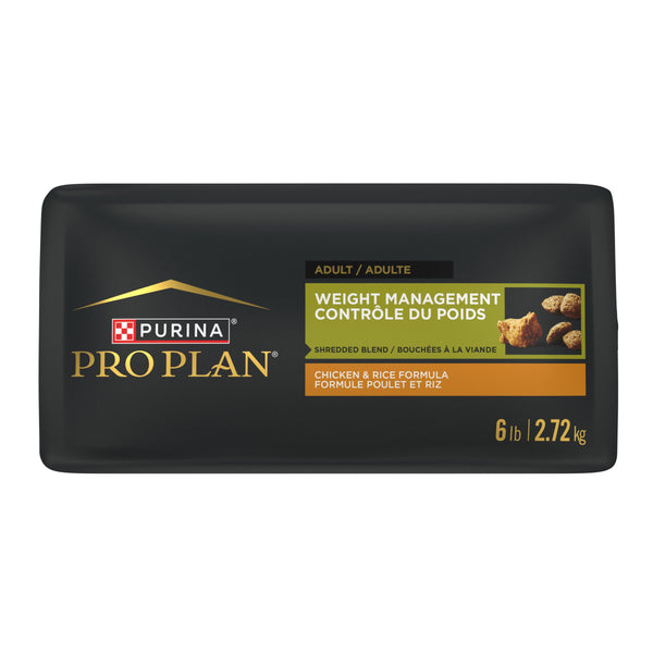 Purina Pro Plan Weight Management Shredded Blend Chicken & Rice Adult Dry Dog Food