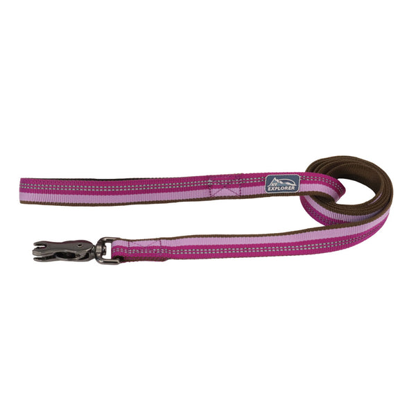 K9 Explorer Reflective Dog Leash with Scissor Snap, Orchid