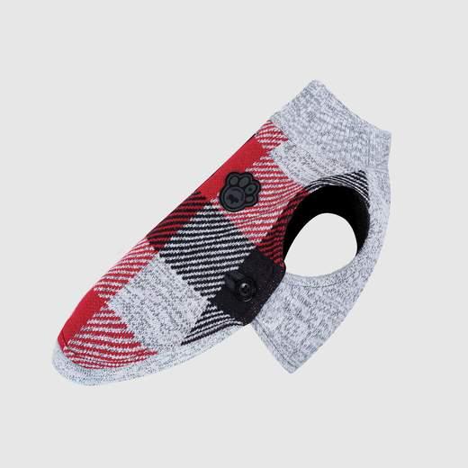 Canada Pooch Northern Knit 2.0 Dog Sweater, Plaid