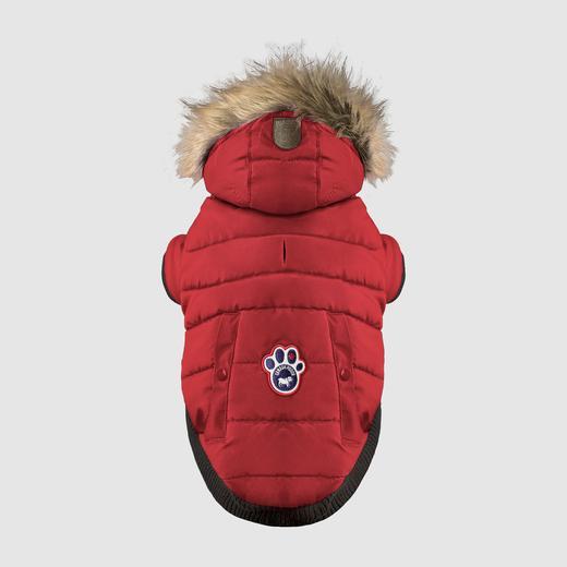 Canada Pooch North Pole Dog Parka, Red