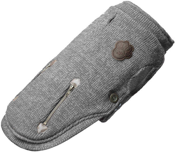 Canada Pooch Northern Knit Dog Sweater, Salt/Pepper