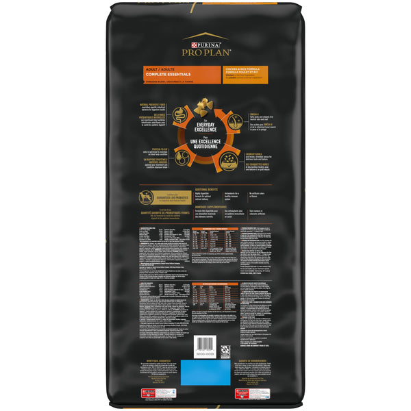 Purina Pro Plan Complete Essentials Shredded Blend Chicken & Rice Adult Dry Dog Food