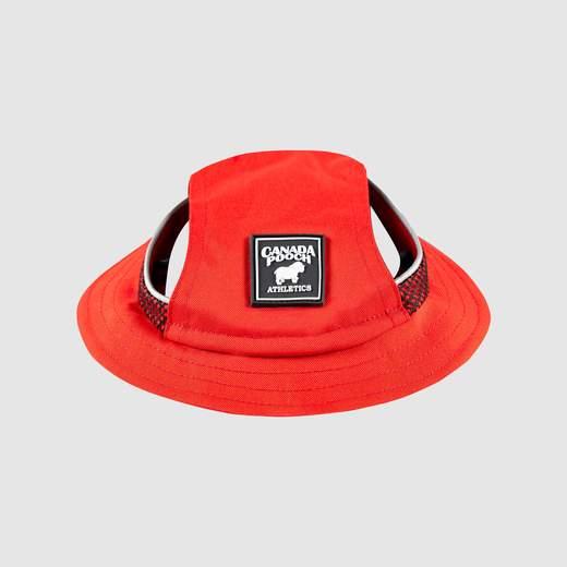 Canada Pooch Bel-Air Bucket Chapeau pour chien Rouge