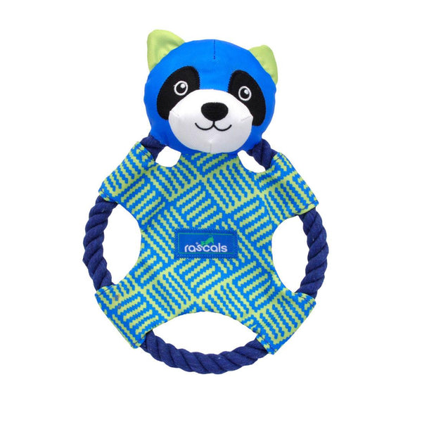 Rascals Raccoon Fetch Dog Toy, 10-in