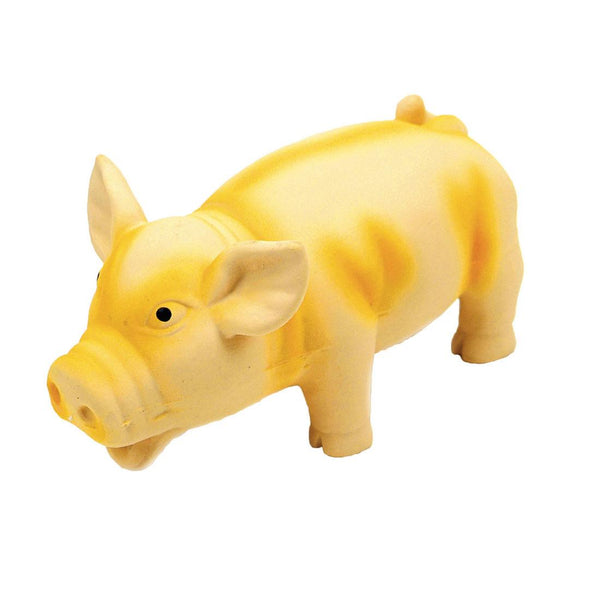 Rascals Grunt Dog Toy, Yellow