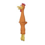 Rascals Latex Rooster Dog Toy, Orange, 15-in