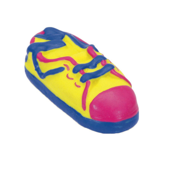 Rascals Latex Small Tennis Shoe Dog Toy, 3.5-in
