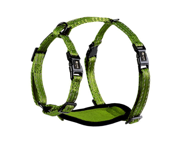 Alcott Adventure Adjustable Dog Harness, Green