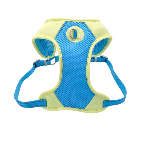 Pro Mesh Harness, Aqua with Neon Yellow