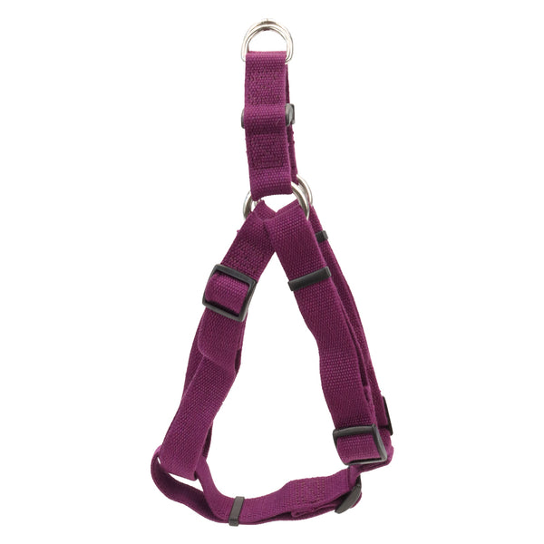 New Earth Soy Comfort Wrap Adjustable Dog Harness, Eggplant