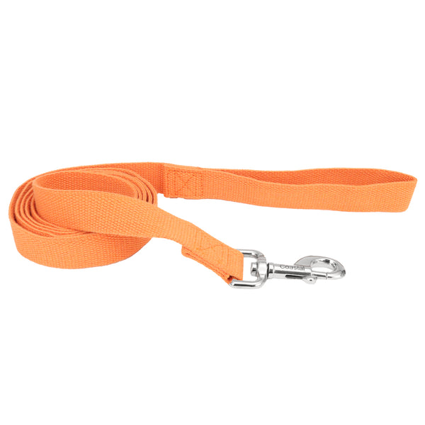 New Earth Soy Dog Leash, Pumpkin