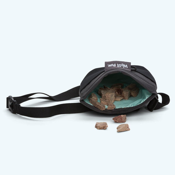 West Paw Outings Dog Treat Pouch, Grey