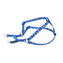 Harnais pour chien ajustable Li'l Pals Comfort Wrap, leopard bleu