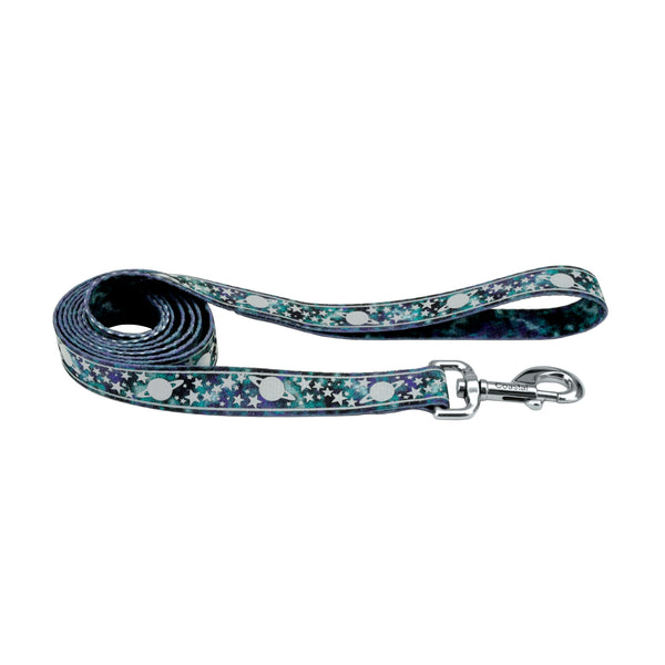 Lazer Brite Patterned Dog Leash, Galaxy