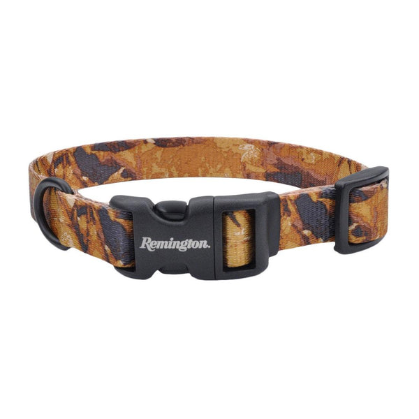 Remington Adjustable Patterned Dog Collar, Fallen Leaves