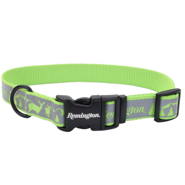 Collier réfléchissant ajustable Remington pour chien, Lime Deer Mountain