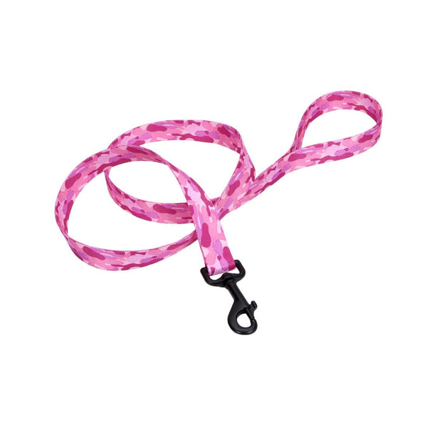 Remington Patterned Dog Leash, Remington Camo Pink