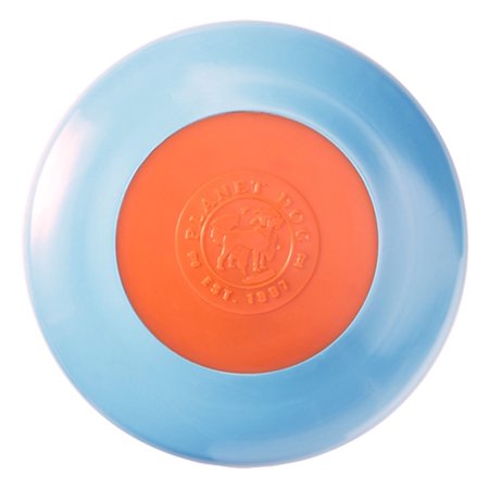 Planet Dog Jouet Pour Chien, Disque Volant, Orange/Bleu