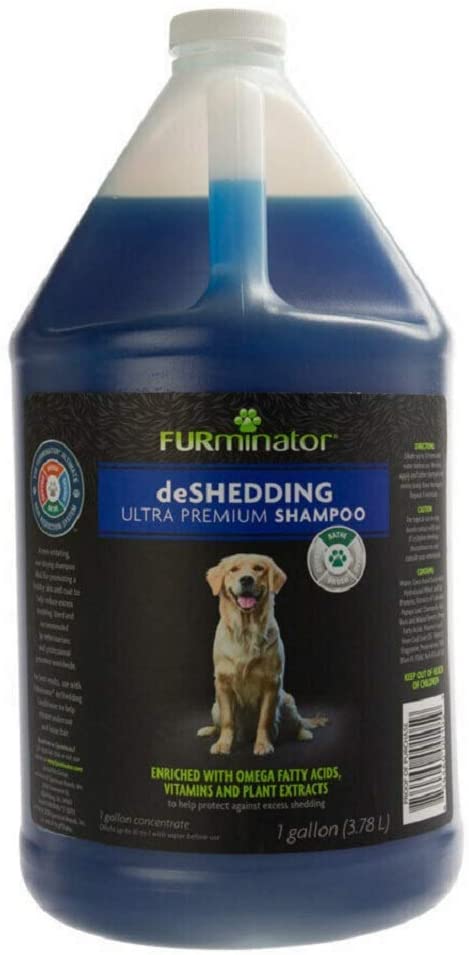 FURminator Deshedding Ultra Premium Concentrated Dog Shampoo, 1-gallon