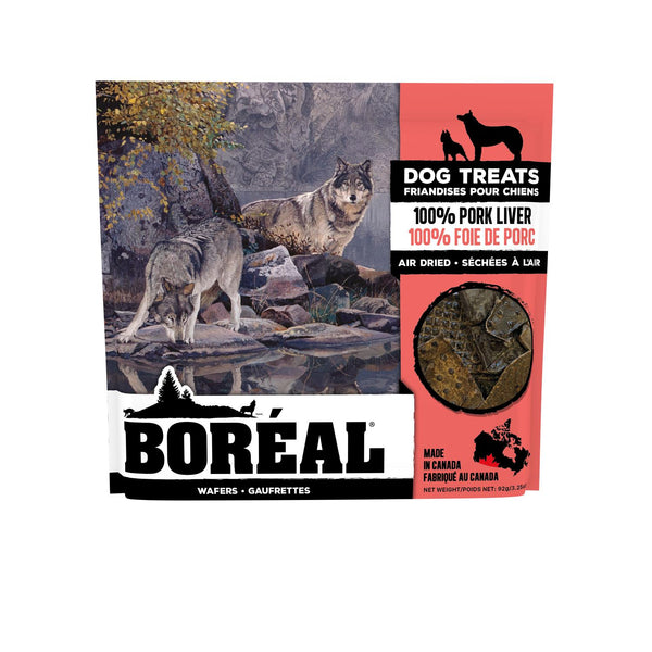 Boreal 100% Pork Liver Wafers Dog Treats