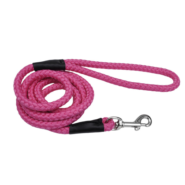 Coastal Rope Dog Leash, Neon Pink