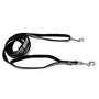 Laisse multi-fonction rembourrée pour chien Coastal, Noir/Gris