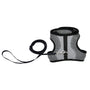 Coastal Harnais enveloppant ajustable avec laisse pour chats, Gris