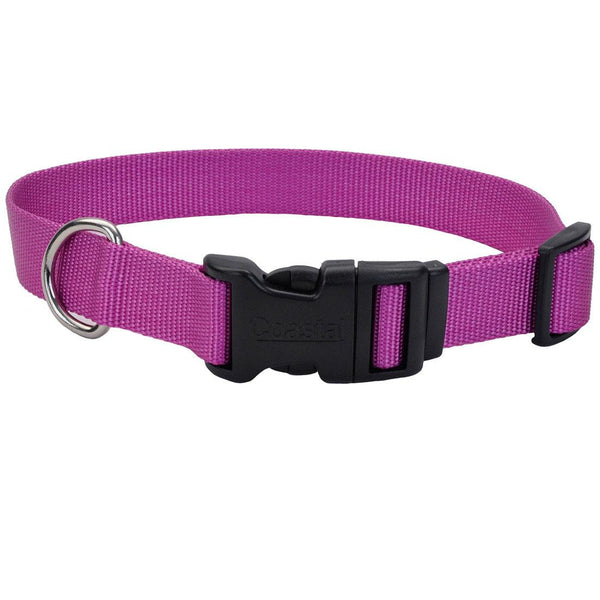 Coastal Collier réglable avec boucle en plastique pour chiens, Orchidée