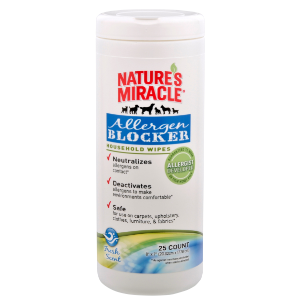 Nature's Miracle Allergen Blocker Household Wipes