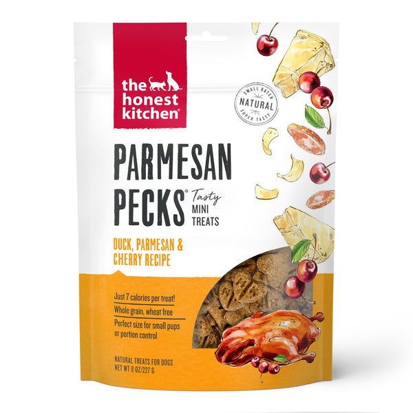 The Honest Kitchen Parmesan Pecks Duck, Parmesan & Cherry Dog Treats