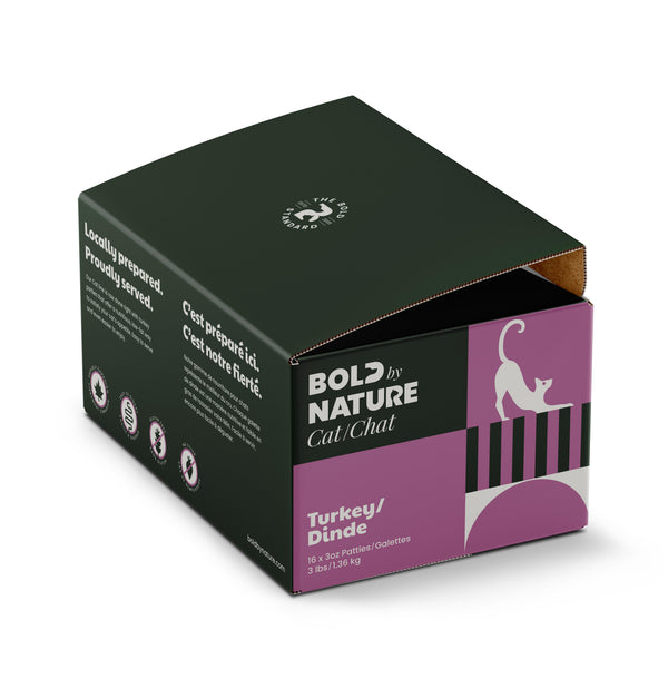 Bold by Nature Cat Turkey Patties Cat Food