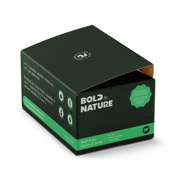 Bold by Nature Dog Beef Tripe Patties Dog Food