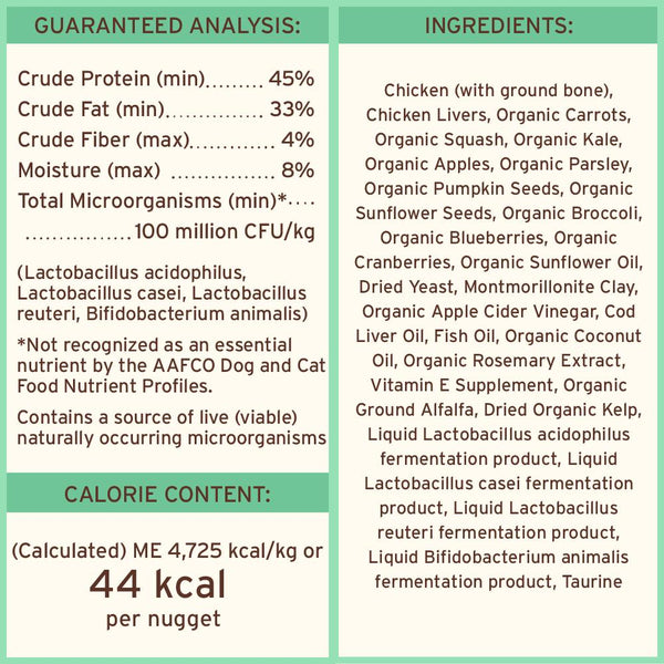 Primal Chicken Recipe Nuggets Freeze-Dried Raw Dog Food