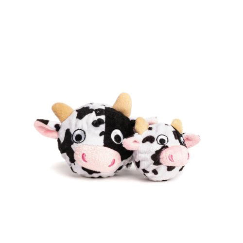 fabdog Cow faball Dog Toy