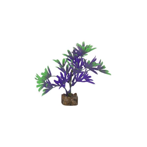GloFish Aquarium Plant, Purple/Green