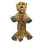 KONG Low Stuffed Flopzie Beaver Dog Toy