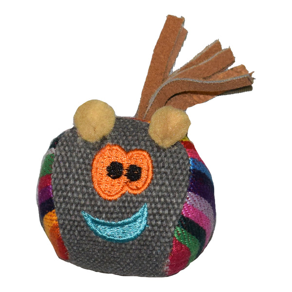 Amazing Pet Products Cat-itude Ball Face Cat Toy, Assorted Colors