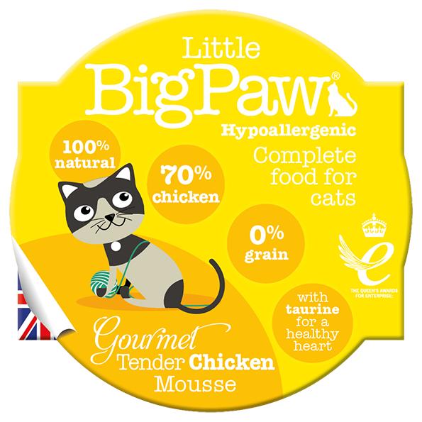 Little BigPaw Gourmet Tender Chicken Mousse Wet Cat Food