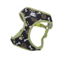 Ribbon Harnais de chien ajustable Designer Wrap, Pattes & Os marron