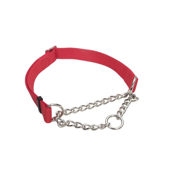 Coastal Collier d'entraînement ajustable à cliquet pour chiens, Rouge