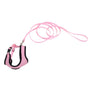 Coastal Comfort Soft Adjustable Cat Harness & Leash, Pink Bright, 3/8-in x 14-16-in