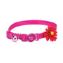 Safe Cat Embellished Fashion Cat Collar, Pink, 3/8-in x 8-12-in