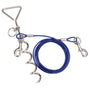 Titan Piquet et câble d'attache pour chien, bleu.