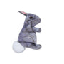 Turbo Lapin réaliste Jouet pour chat, Gris