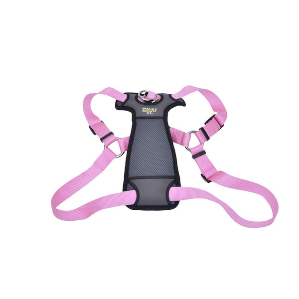 Coastal Walk Right! Front-Connect No-Pull Padded Dog Harness, Pink Bright