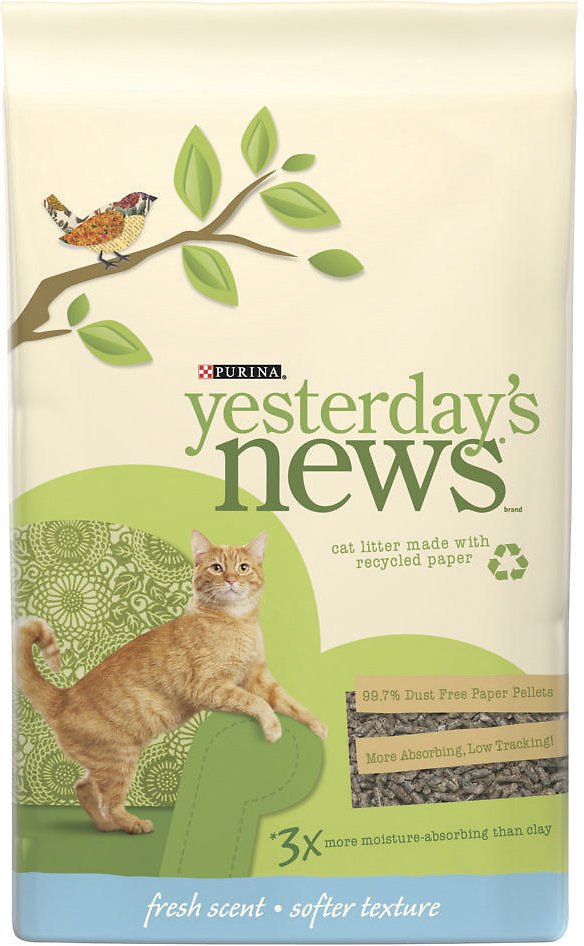 Yesterday's News Litière pour chat texture plus douce parfum frais