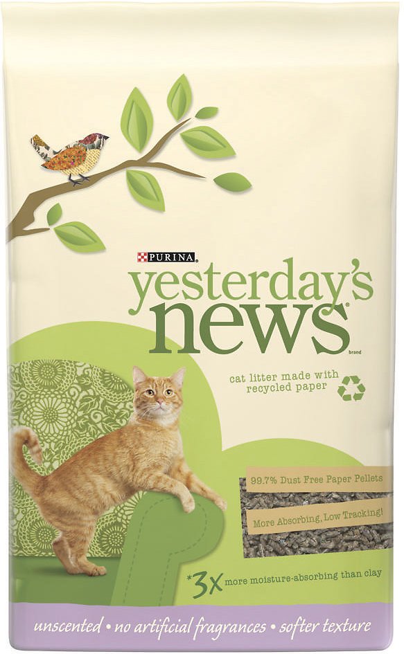 Yesterday's News Litière pour chat Sans parfum Texture plus douce